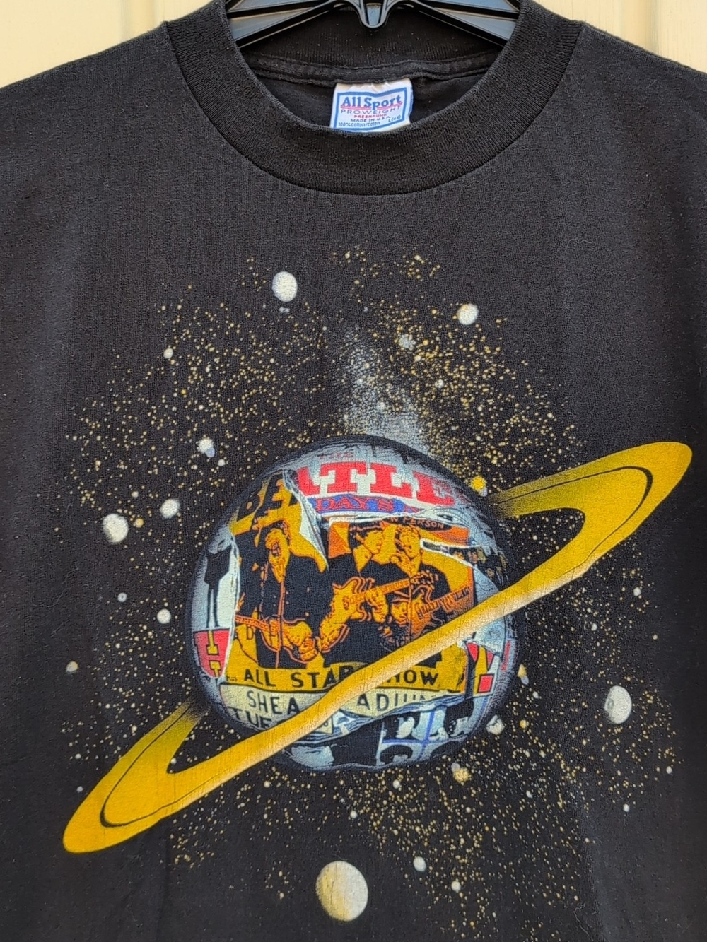 Vintage The Beatles Shirt Mens Large Anthology 2 Graphic Band Tee Allsport 90S